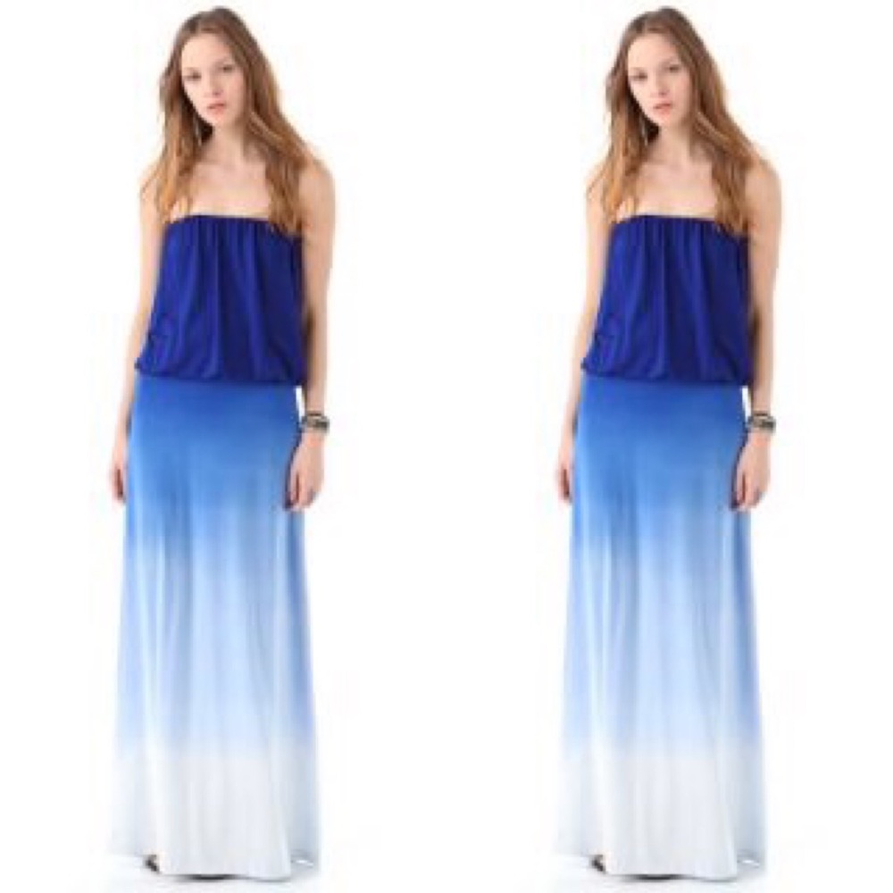 Young Fabulous & Broke YFB “Sydney" Blue Ombre Maxi Dress
